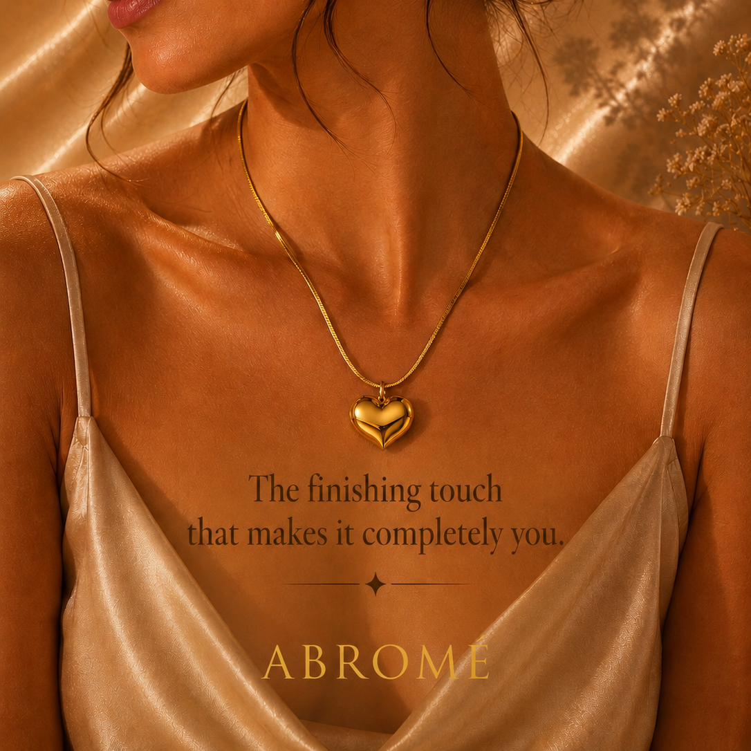 Elevate Your Style with Our 18K Gold Plated Hearts Necklace