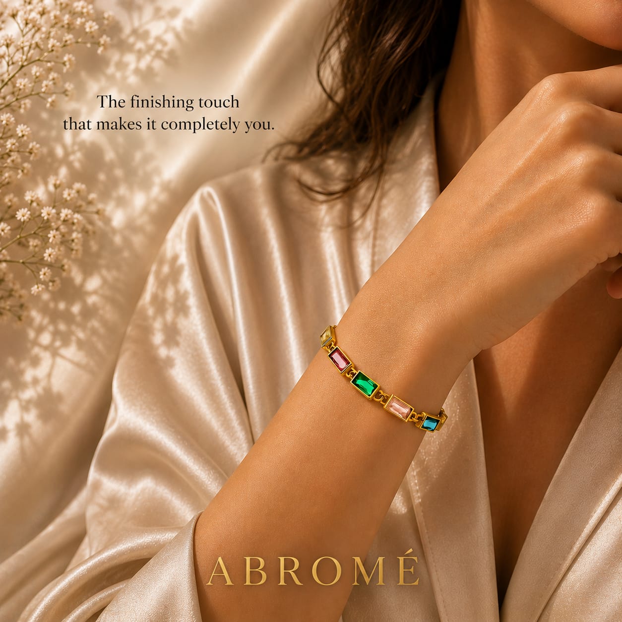 18K Gold Plated Cubic Zirconia Bracelet