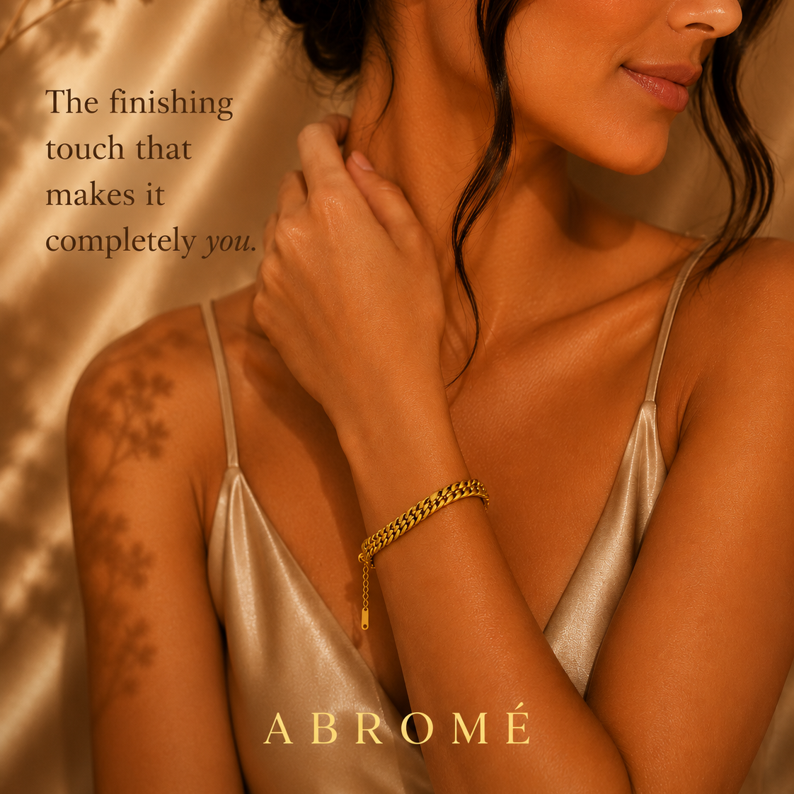 Luxurious Gold Plated Stainless Steel Bracelet: Elevate Your Everyday Elegance