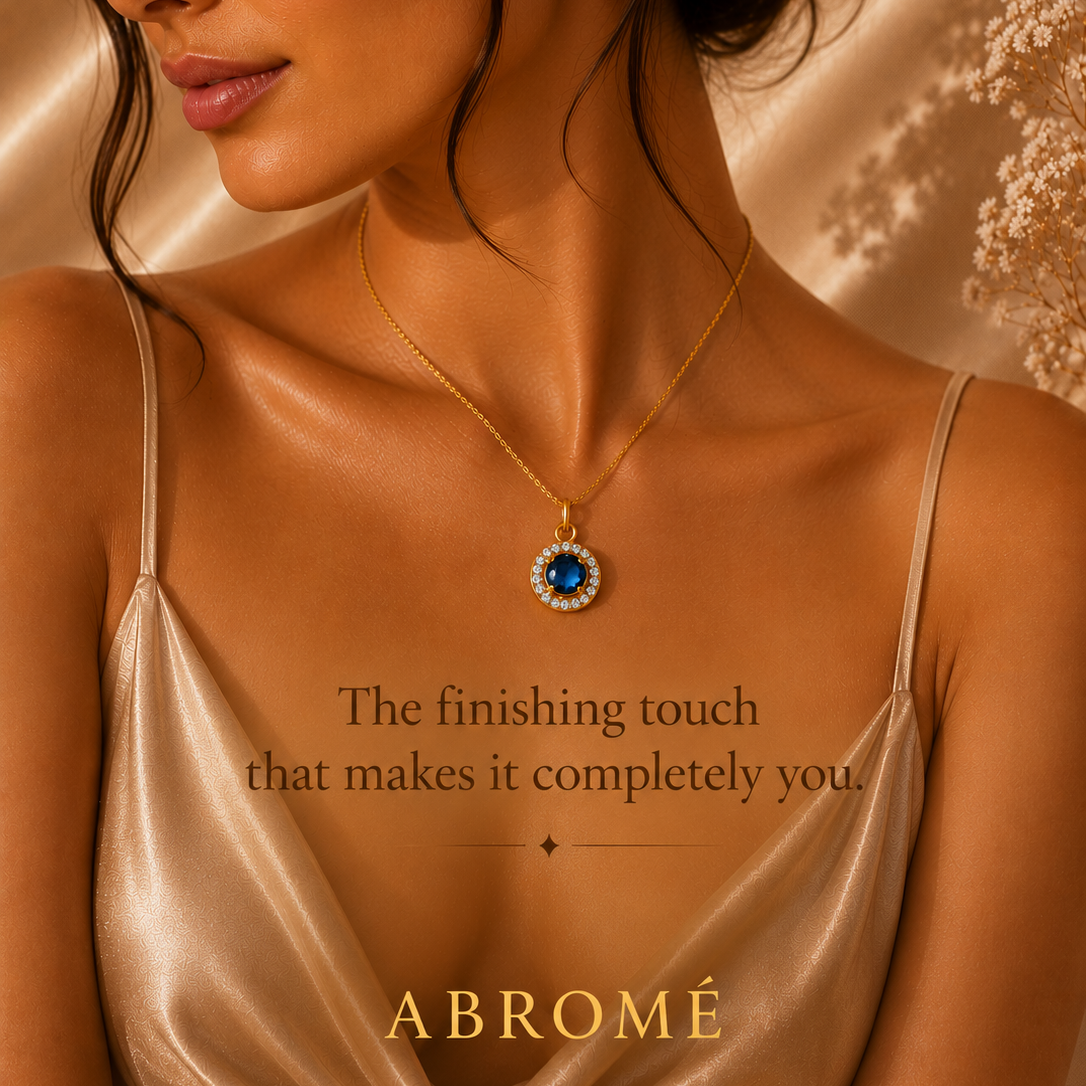 Elevate Your Style with Our 18K Gold Plated Crystal Necklace