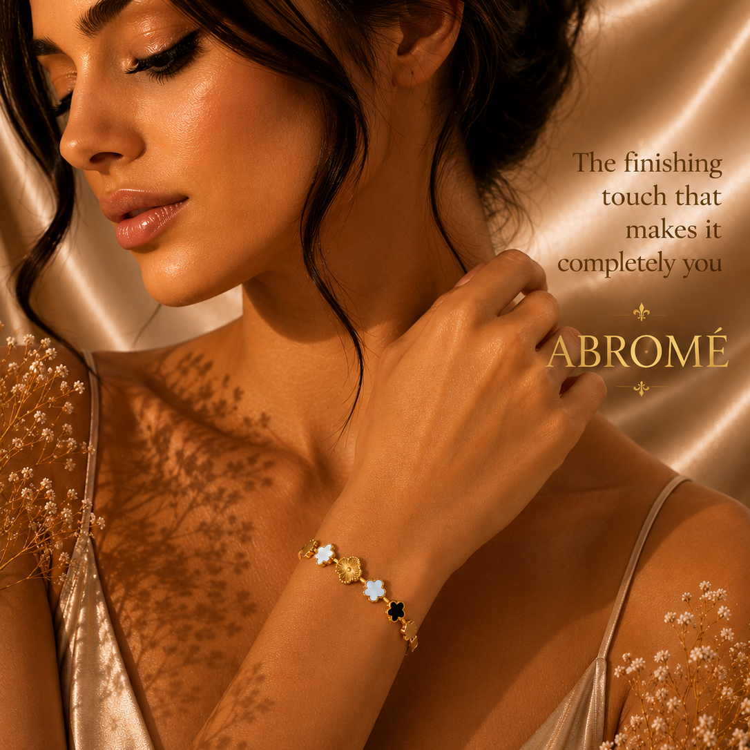 Flower Meadow Bracelet – 18K Gold Plated Stainless Steel