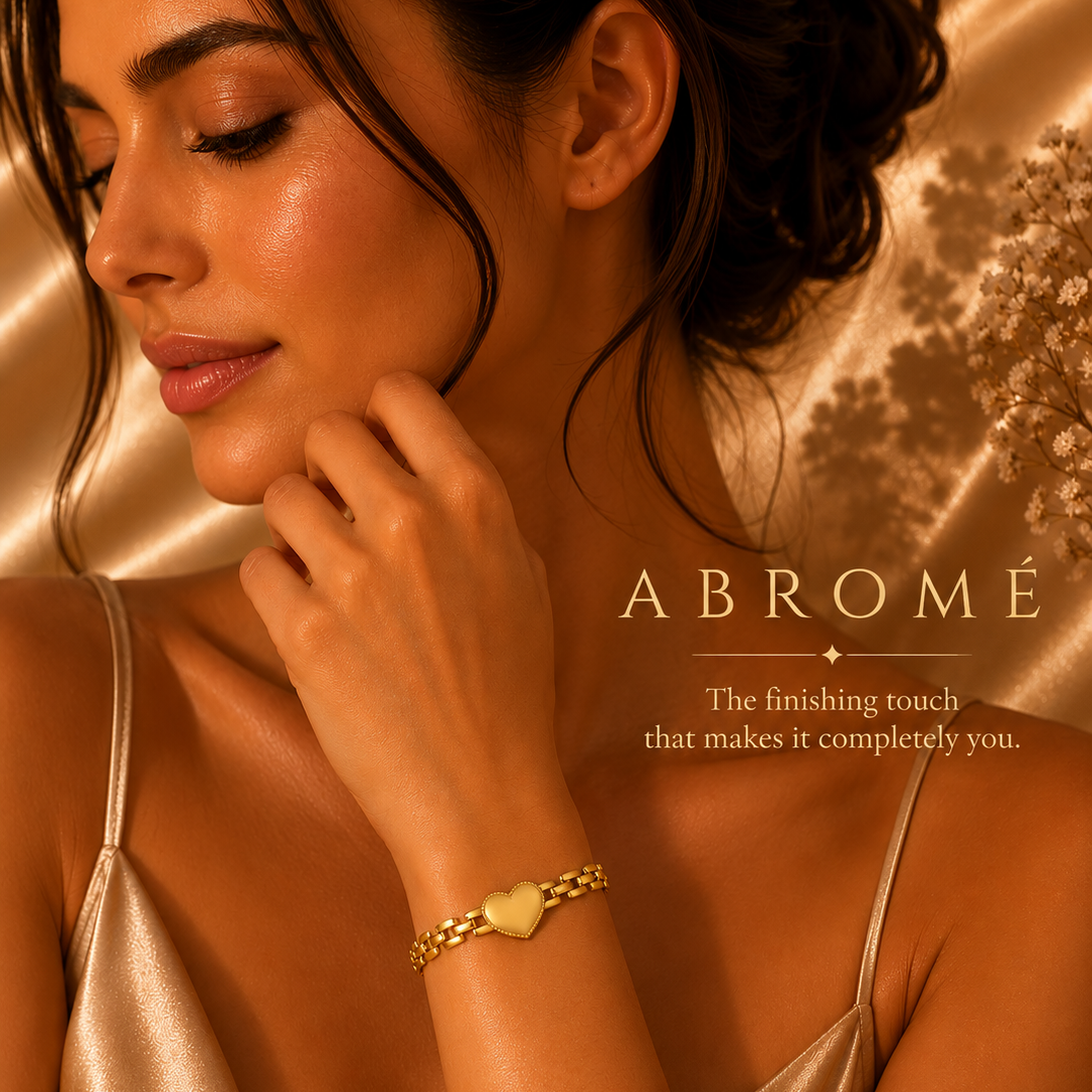 Elevate Your Style with Our Elegant Heart Bracelet – 18K Gold Plated Stainless Steel