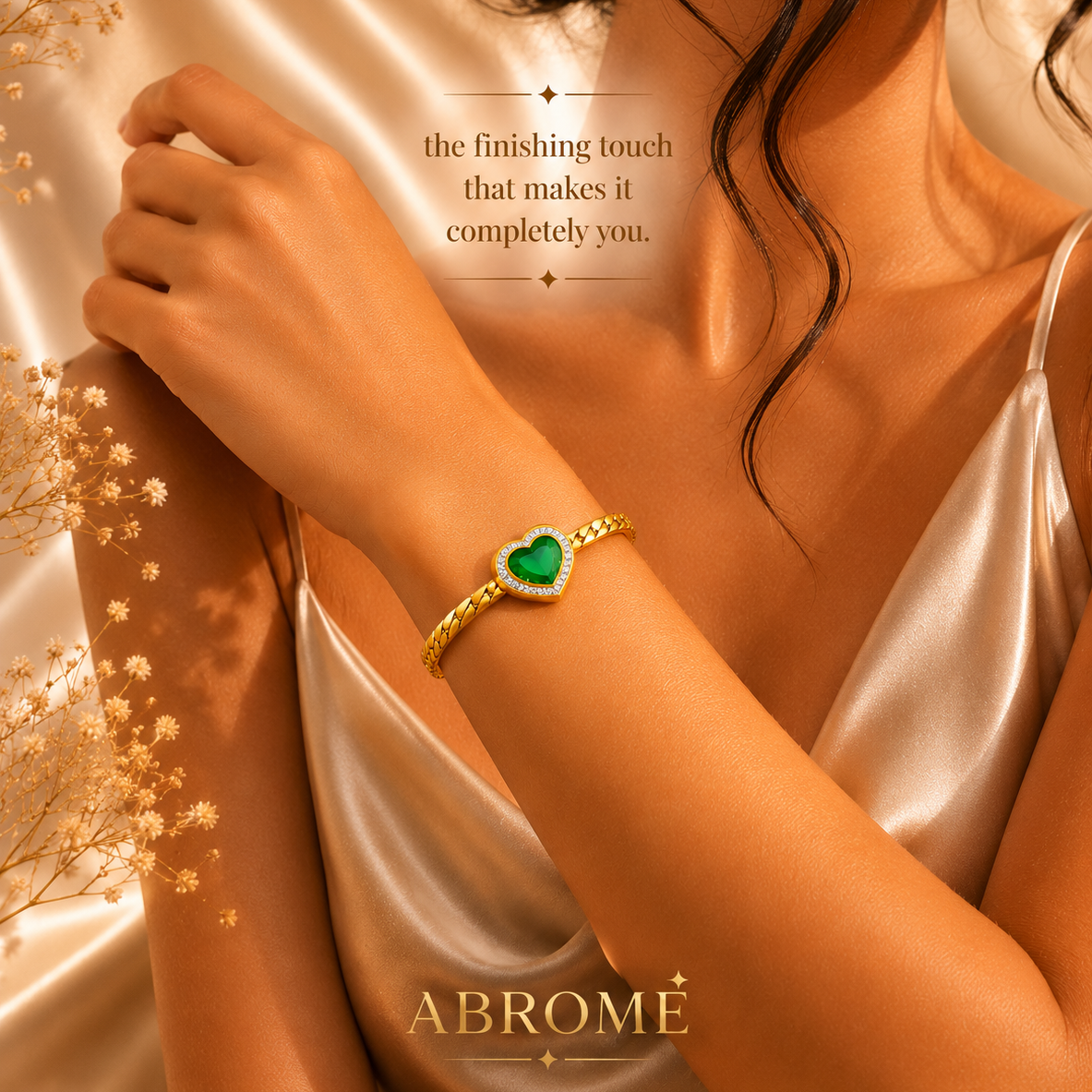 Heart Bracelet – 18K Gold Plated Stainless Steel