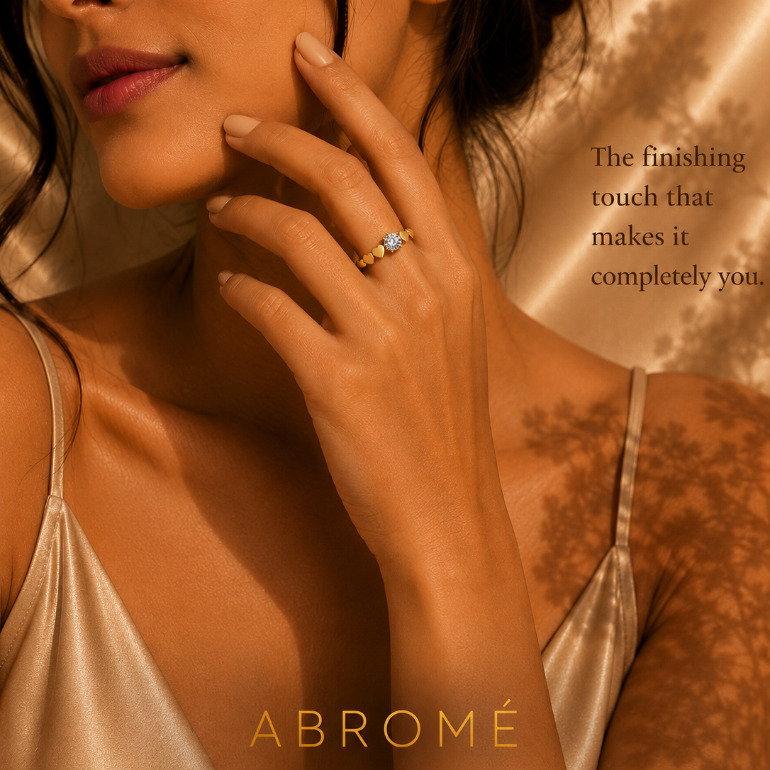 Hearts Ring – 18K Gold Plated Stainless Steel