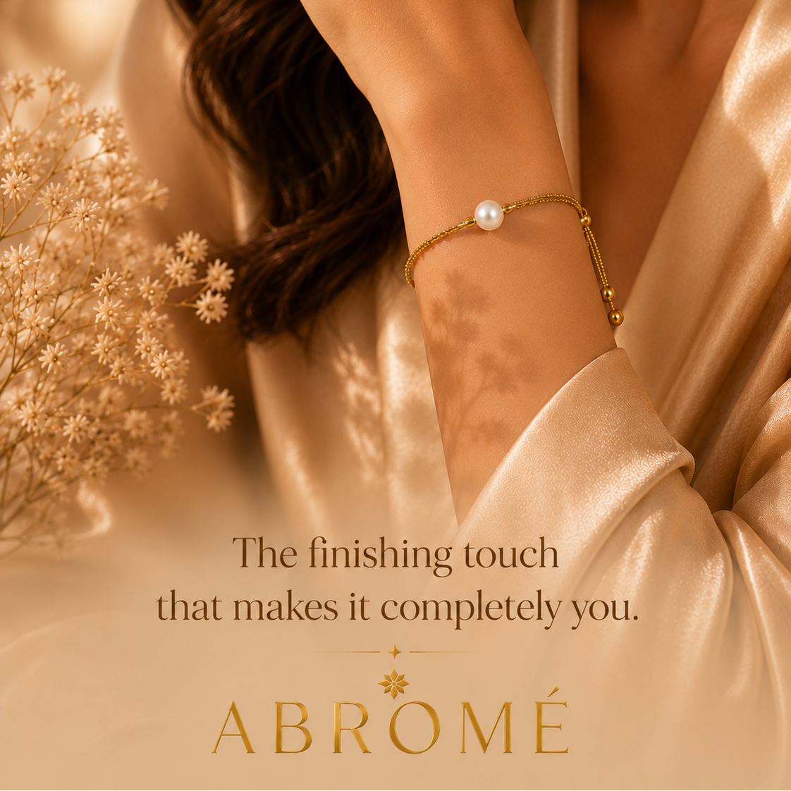 Pearl Bracelet – 18K Gold Plated Stainless Steel