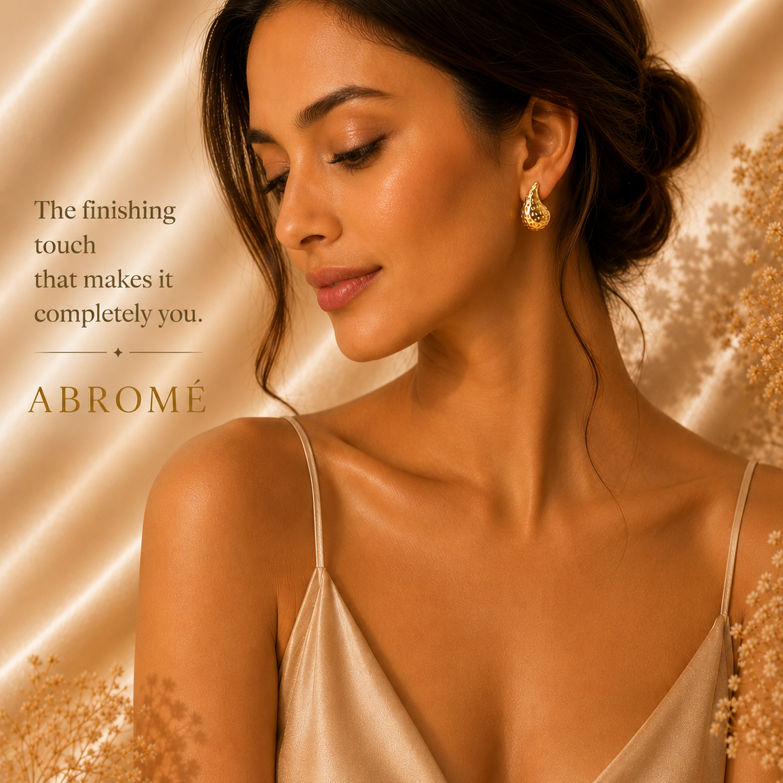 Elegant Gold Plated Teardrop Earrings – Chic & Timeless Jewelry