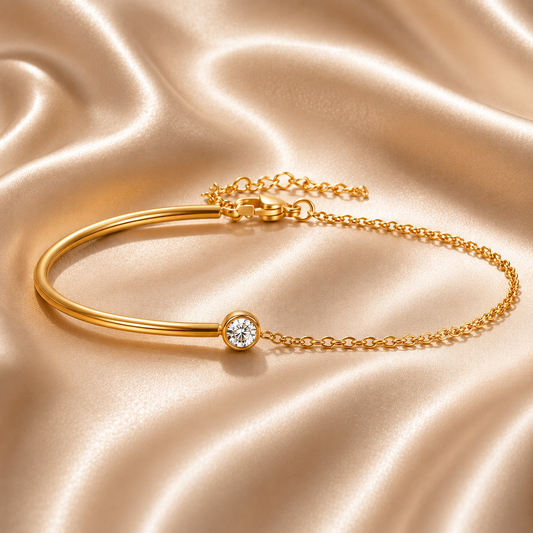 18K Gold Plated Cubic Zirconia Bracelet