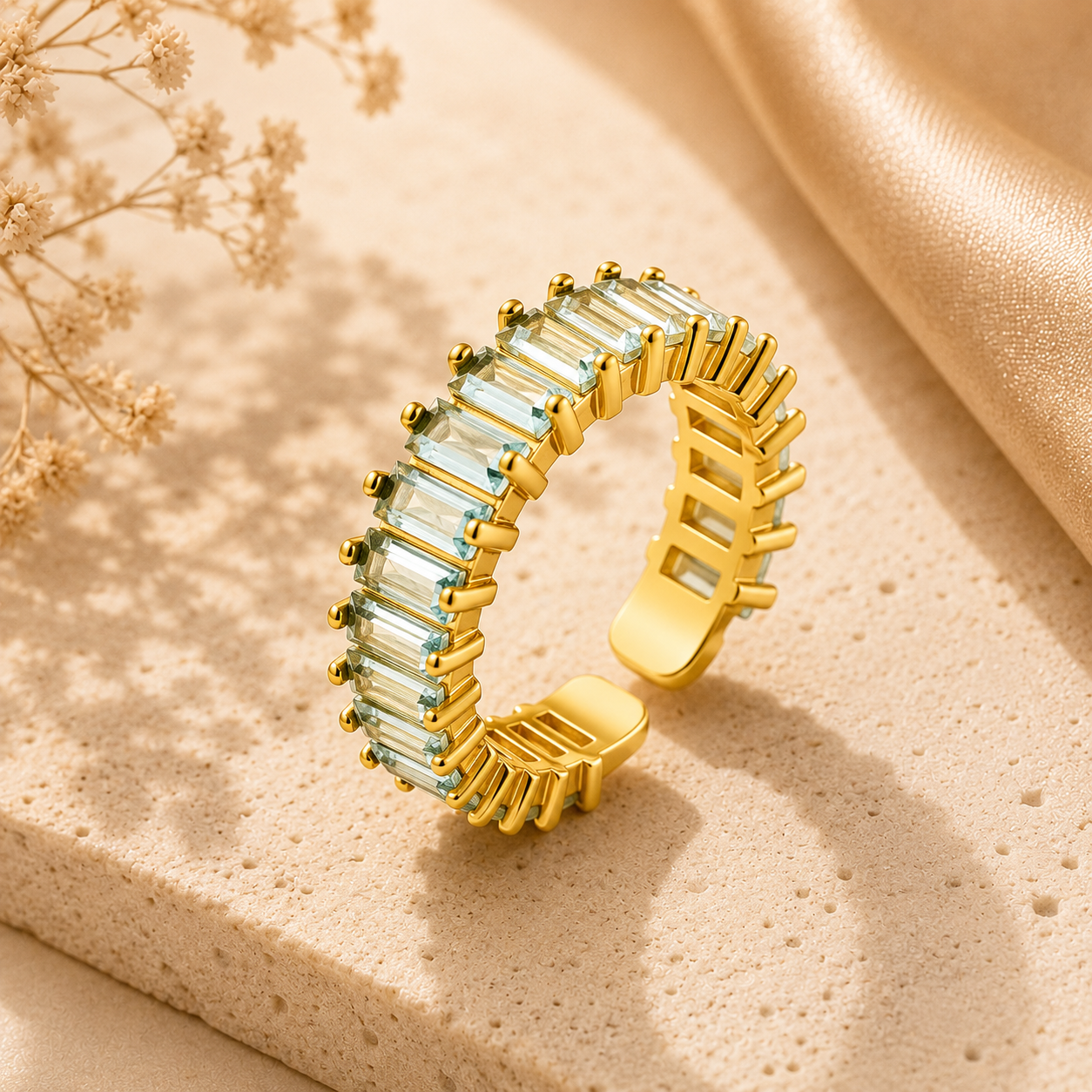 18K Gold Plated Stainless Steel Ring