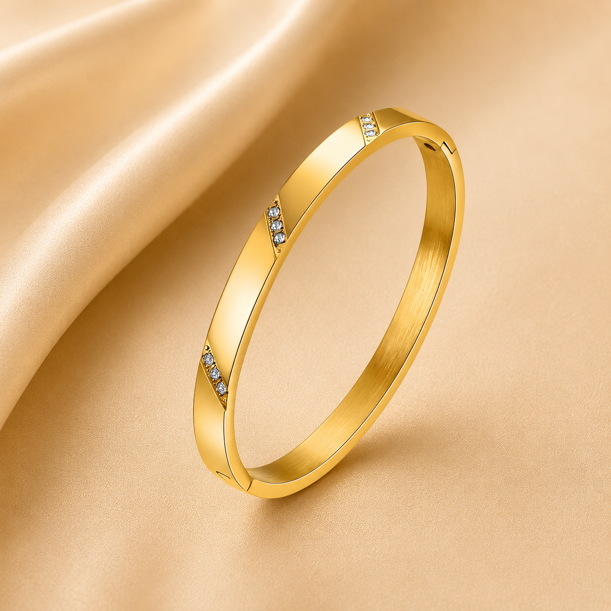 18K Gold Plated Steel Bracelet