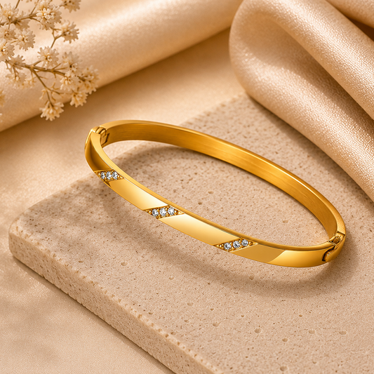 18K Gold Plated Steel Bracelet