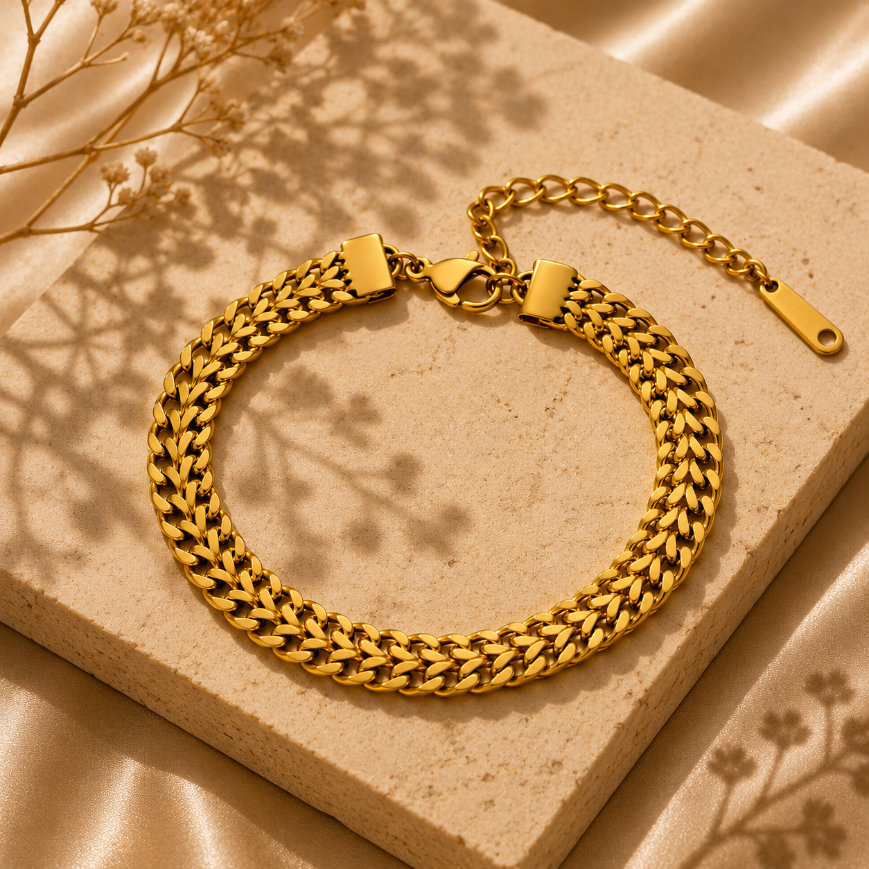 Chain Bracelet – 18K Gold Plated Stainless Steel
