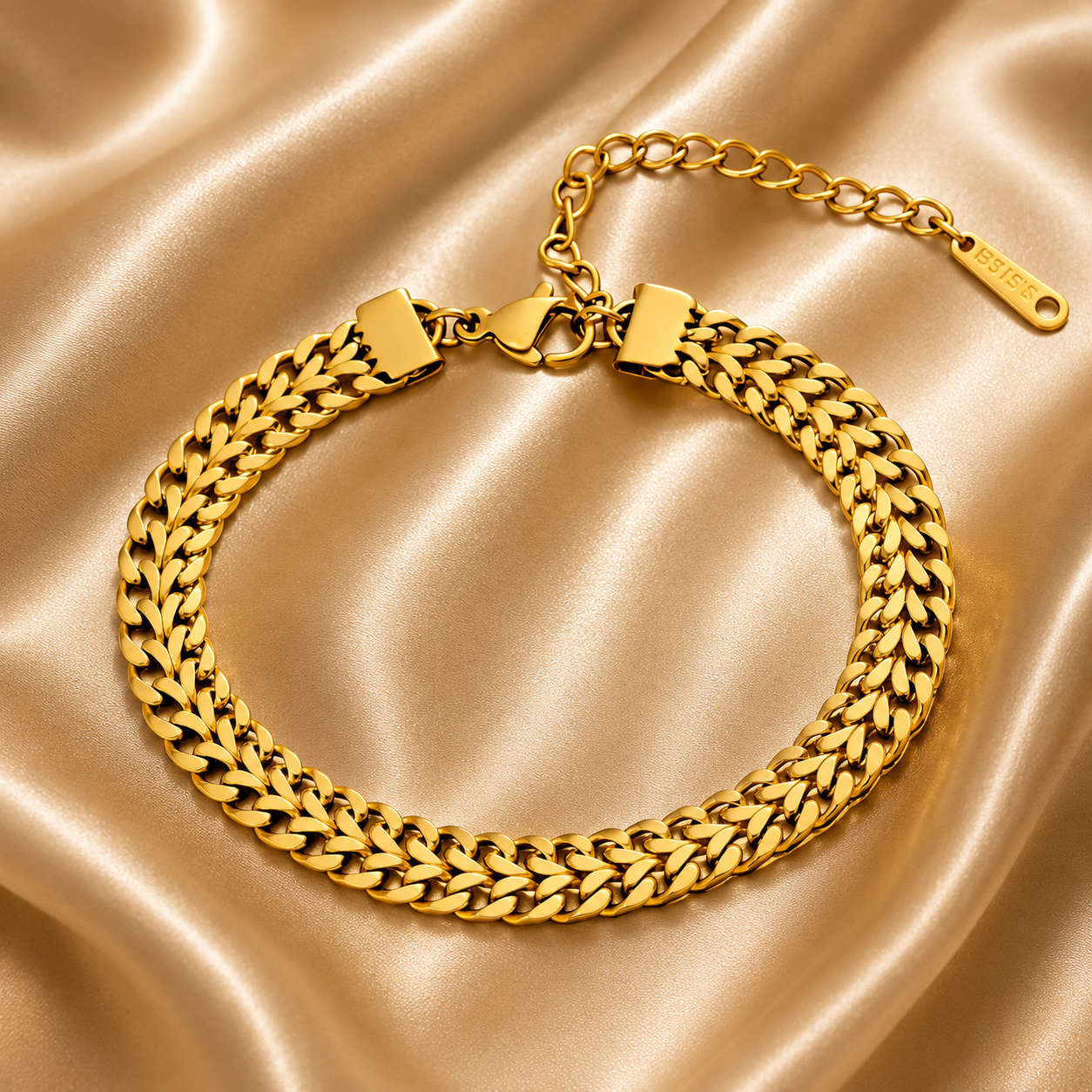 Chain Bracelet – 18K Gold Plated Stainless Steel