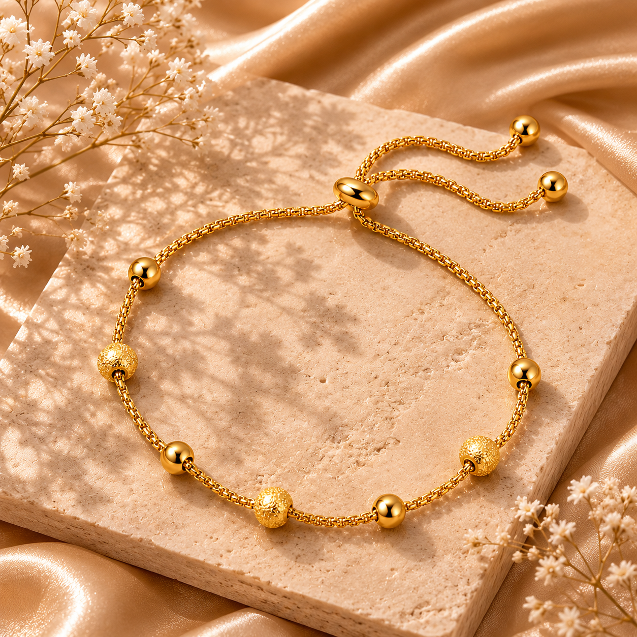 Classic Chain Bracelet – 18K Gold Plated Stainless Steel