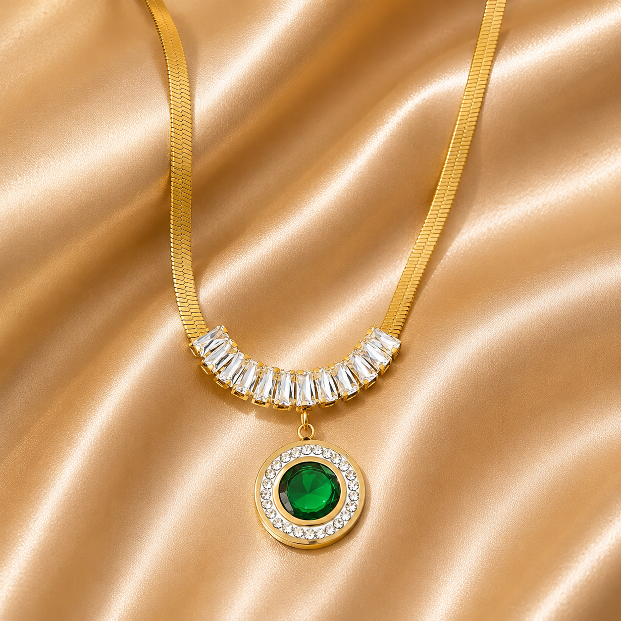 Heart Necklace – 18K Gold Plated Stainless Steel