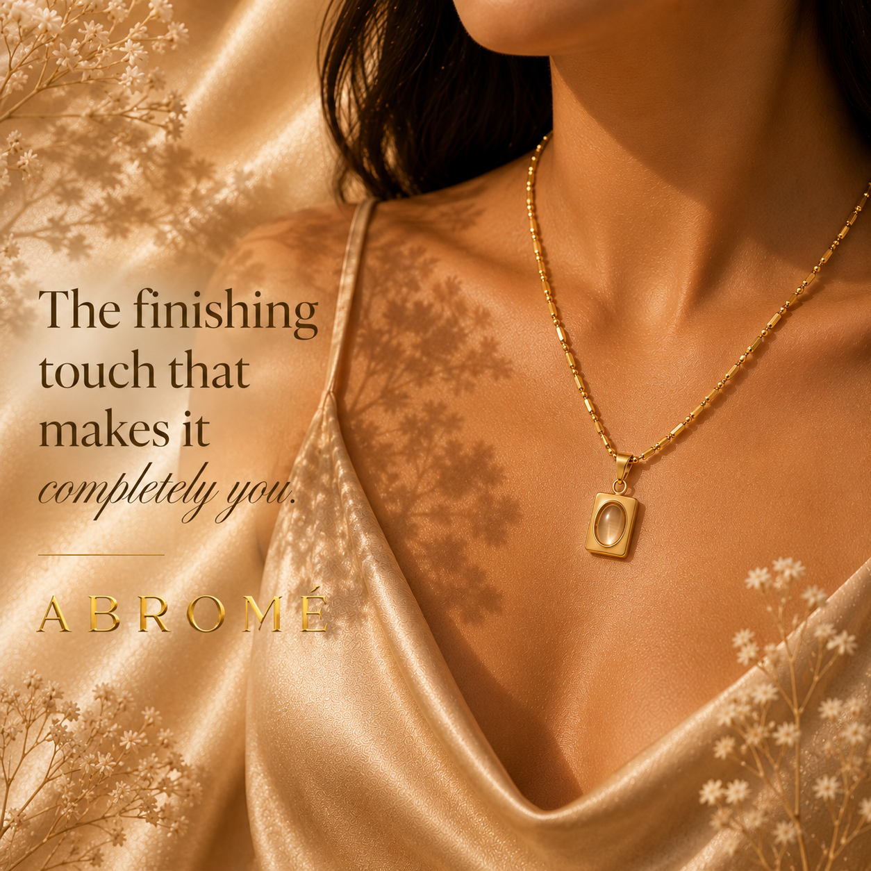 Radiant Pendant Necklace – 18K Gold Plated