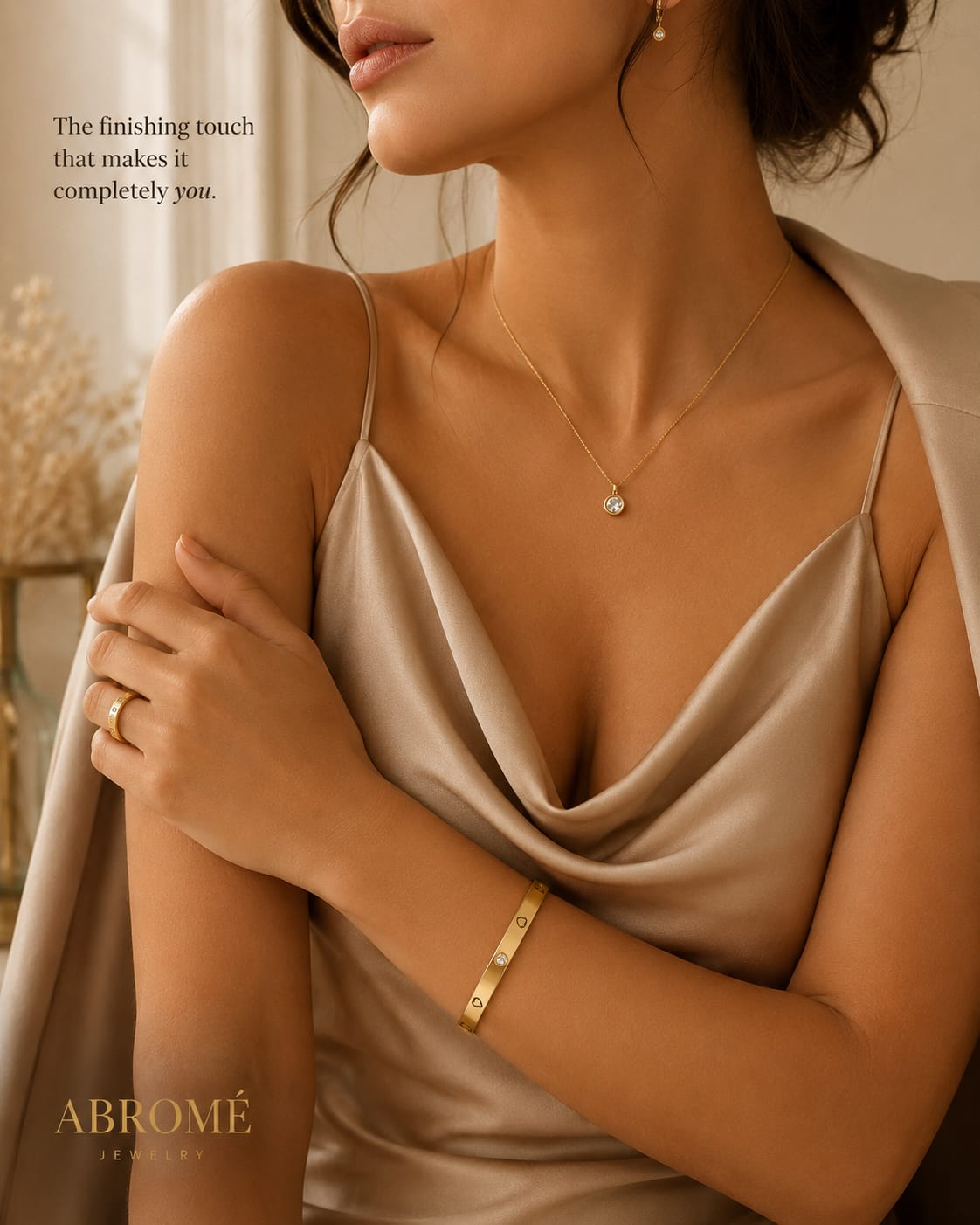 18K Gold Plated Hearts Bracelet